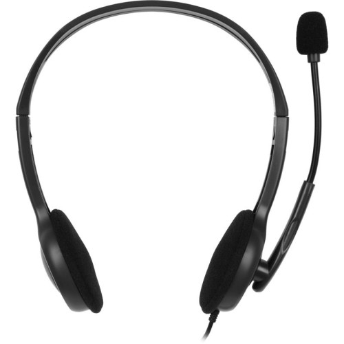 Наушники с микрофоном Logitech H111 серый 2.35м накладные оголовье (981-000588)