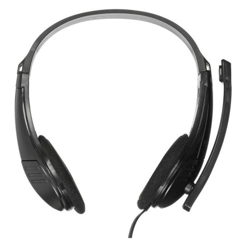 Наушники с микрофоном Оклик HS-M150 черный 2.2м накладные оголовье (428963)