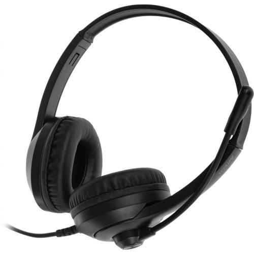 Наушники с микрофоном A4Tech Fstyler FH100U черный 2м накладные USB оголовье (FH100U (STONE BLACK))
