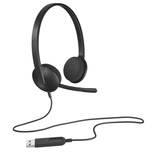 Гарнитура/ Logitech Headset H340  USB