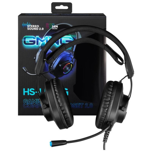 Наушники с микрофоном GMNG HS-L570G черный 2.1м мониторные оголовье (1533556)