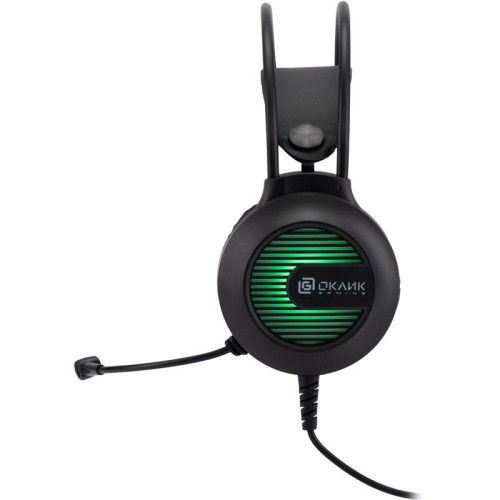 Наушники с микрофоном Oklick HS-L300G черный 2.2м мониторные оголовье (1796949)