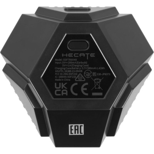 Наушники с микрофоном Edifier GX05 серый вкладыши BT в ушной раковине