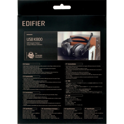 Гарнитура/ Гарнитура EDIFIER USB K800 Чёрный