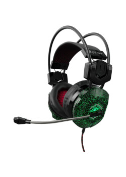 Наушники с микрофоном Oklick HS-L500G TOXIC черный 2.2м мониторные оголовье (472656)