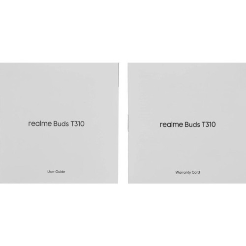 Гарнитура внутриканальные Realme Buds T310 черный беспроводные bluetooth в ушной раковине (6941764436886)