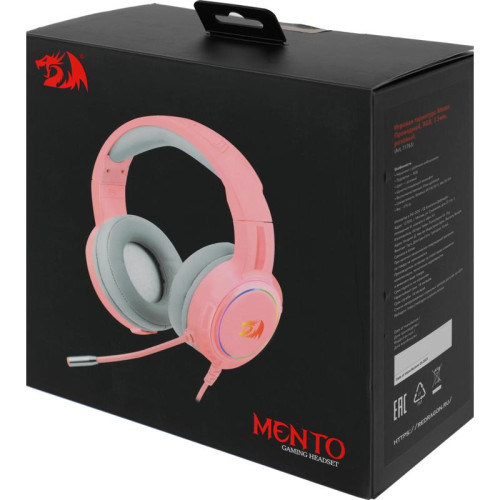 Гарнитура MENTO RGB PINK 71763 REDRAGON