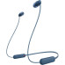 Гарнитура внутриканальные Sony WI-C100 синий беспроводные bluetooth шейный обод (WI-C100/LZ)
