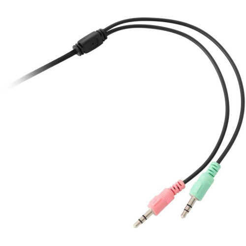 Наушники с микрофоном Oklick HS-L390G DRAGON черный/красный 1.8м мониторные оголовье (1100413)