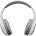 Гарнитура накладные Digma BT-15 белый/серый беспроводные bluetooth оголовье (BT-15W)