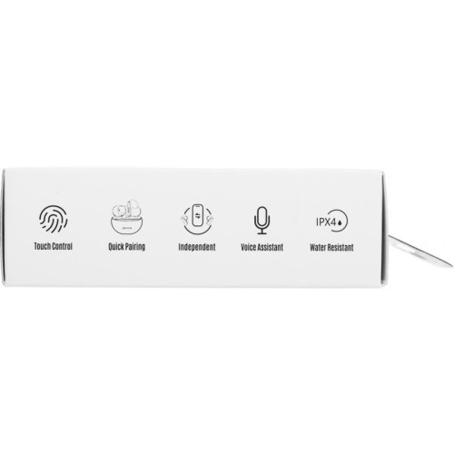 Гарнитура вкладыши A4Tech 2Drumtek B20 TWS белый беспроводные bluetooth в ушной раковине (B20 GRAYISH WHITE)