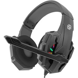 Наушники с микрофоном Oklick HS-L355G черный 1.8м мониторные оголовье (1939807)