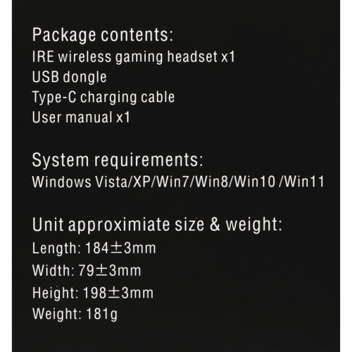 Нaушники WIRELESS 2.4GHZ/BT BLACK IRE PRO 71535 REDRAGON