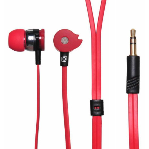Наушники внутриканальные Oklick HP-S-210 1.2м красный проводные в ушной раковине (D1-1R)