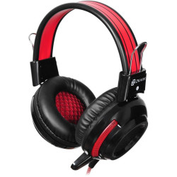 Наушники с микрофоном Oklick HS-G300 ARMAGEDDON черный/красный 2.2м мониторные оголовье (337457)