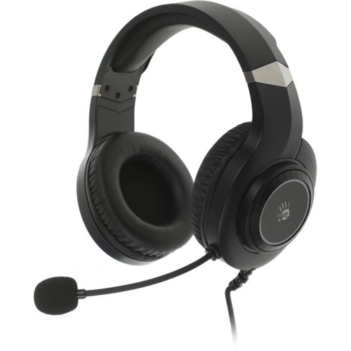 Наушники с микрофоном A4Tech Bloody G220 черный 2м мониторные оголовье (G220 AUX3.5-4PIN + USB)