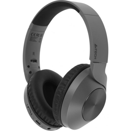 Наушники мониторные A4Tech 2Drumtek BH300 1м черный беспроводные bluetooth оголовье (BH300 ASH GREY)