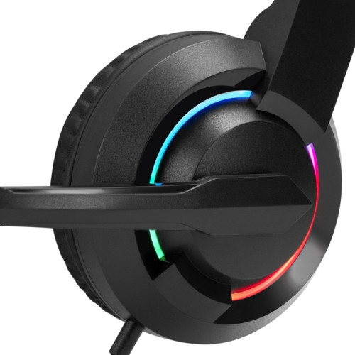Наушники с микрофоном Oklick HS-L315G черный 1.8м накладные USB оголовье (2007552)
