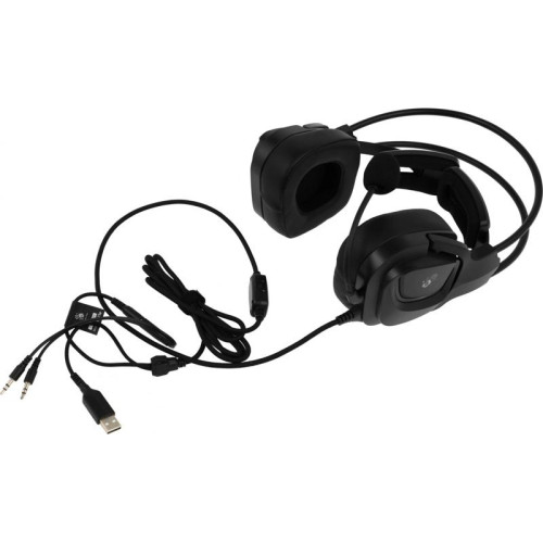 Наушники с микрофоном A4Tech Bloody G575P черный 2м мониторные оголовье (G575P 4PIN+USB/BLACK)
