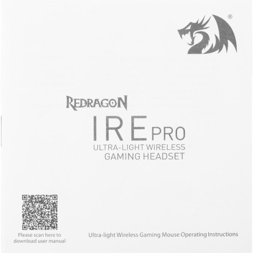 Нaушники WIRELESS 2.4GHZ/BT BLACK IRE PRO 71535 REDRAGON