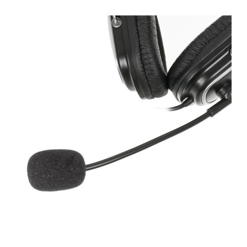 Наушники с микрофоном A4Tech HS-50 черный 2.5м мониторные оголовье
