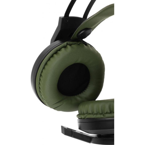 Наушники с микрофоном A4Tech Bloody J450 черный/зеленый 1.8м мониторные оголовье (J450)