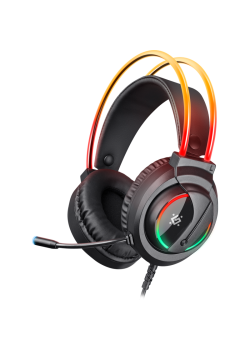Defender Игровая гарнитура Flame черный, RGB, провод 2 м