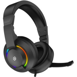 Наушники с микрофоном Oklick HS-L315G черный 1.8м накладные USB оголовье (2007552)