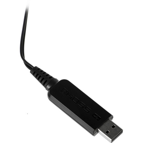 Наушники с микрофоном Koss SB45-USB черный/серебристый 2.4м мониторные оголовье (15116464)