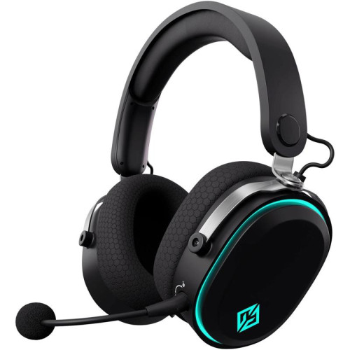 Наушники с микрофоном GMNG GG-HS405W черный/черный мониторные BT/Radio/3.5mm оголовье (1899873)