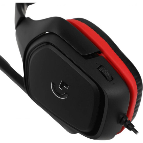 Наушники с микрофоном Logitech G331 черный/красный 2м мониторные оголовье (981-000758)