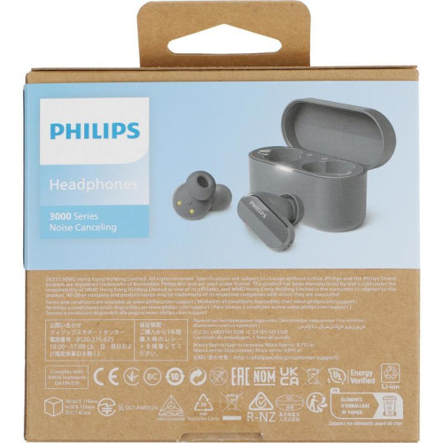 Гарнитура внутриканальные Philips TAT3508BK/00 черный беспроводные bluetooth в ушной раковине