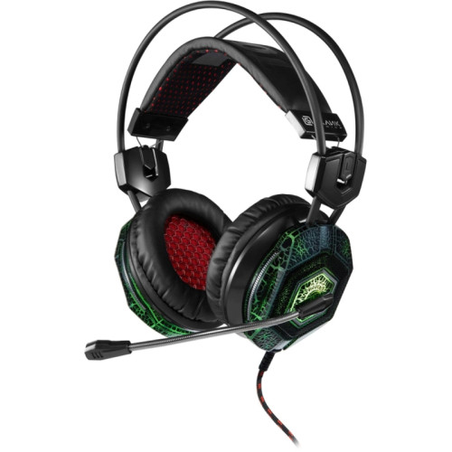 Наушники с микрофоном Oklick HS-L500G TOXIC черный 2.2м мониторные оголовье (472656)