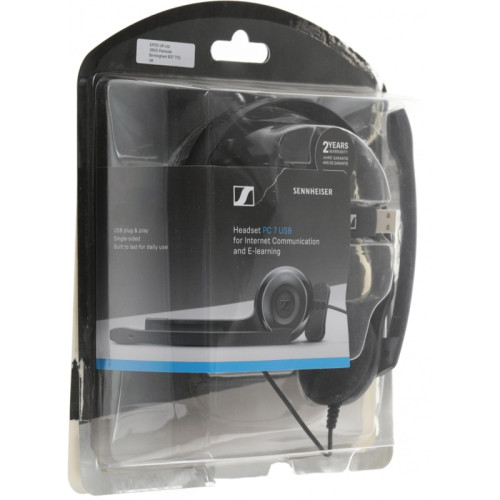 Проводная гарнитура/ Гарнитура EPOS / Sennheiser Headset PC 7, mono, USB, [1000431/504196]