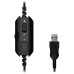 Наушники с микрофоном A4Tech Bloody G570 черный/серый 2м мониторные USB оголовье (G570 (BLACK+GREY) USB)