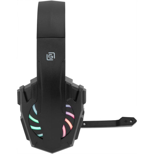 Наушники с микрофоном Oklick HS-L355G черный 1.8м мониторные оголовье (1939807)