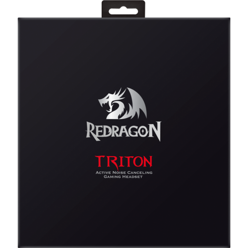 Redragon Игровая гарнитура Triton звук 7.1, ANC, кабель 1.8 м