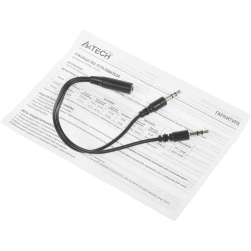 Наушники с микрофоном A4Tech Fstyler FH200i серый 1.8м накладные оголовье (FH200I GREY)