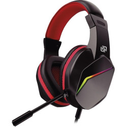 Наушники с микрофоном Oklick HS-L335G черный 2.2м мониторные USB оголовье (1972582)