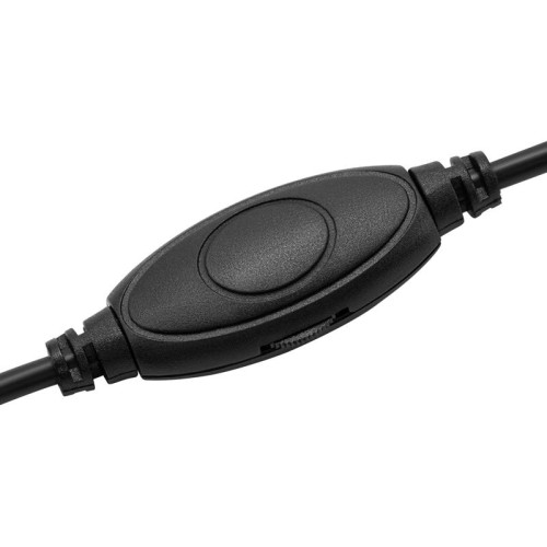 Наушники с микрофоном Oklick HS-L315G черный 1.8м накладные USB оголовье (2007552)