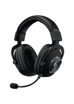 Наушники с микрофоном Logitech G Pro X Lightspeed черный 2м мониторные Radio оголовье (981-000908)