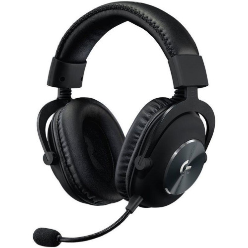 Наушники с микрофоном Logitech G Pro X Lightspeed черный 2м мониторные Radio оголовье (981-000908)