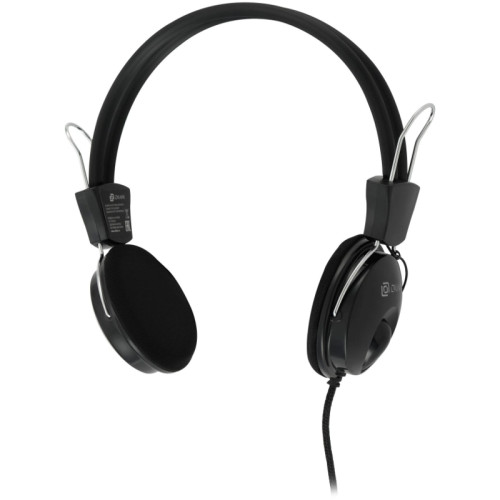 Наушники с микрофоном Оклик HS-M200 черный 1.8м накладные оголовье (1532011) Наушники с микрофоном Оклик HS-M200 черный 1.8м накладные оголовье (1532011)