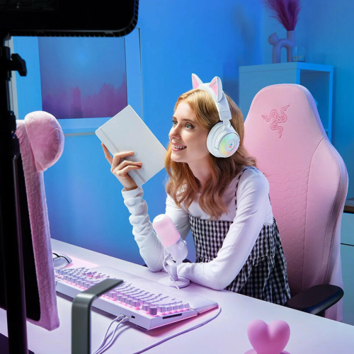 Гарнитура Razer Kraken Kitty V3 Pro - White/ Razer Kraken Kitty V3 Pro - White Headset