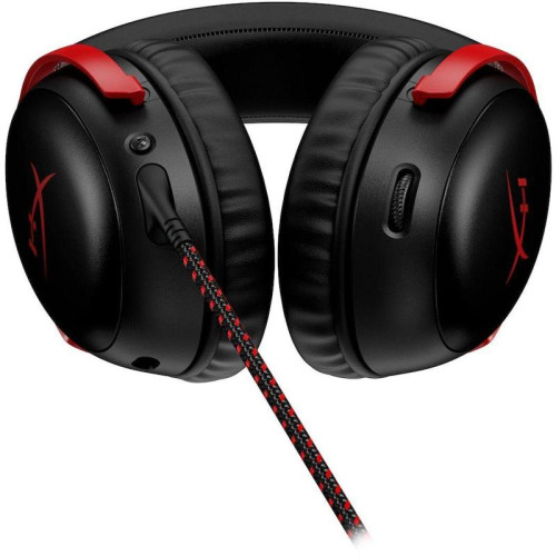 Наушники с микрофоном HyperX Cloud III черный/красный 1.2м мониторные оголовье (727A9AA)