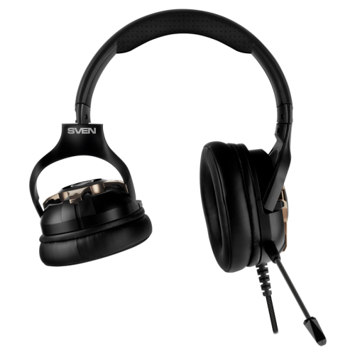 Игровые наушники с микрофоном SVEN AP-U1100MV, черный (USB, RGB, 7.1)