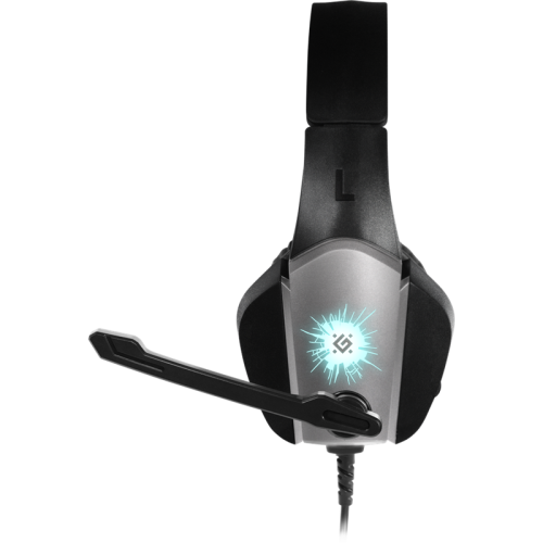 Defender Игровая гарнитура X-Skull черный+серый, провод 2.1 м Defender Игровая гарнитура X-Skull черный+серый, провод 2.1 м