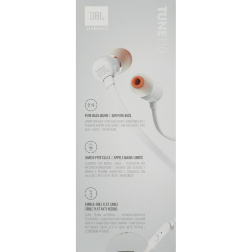 Гарнитура JBL T110 WHITE Гарнитура JBL T110 WHITE