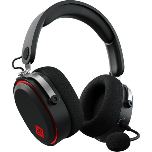 Наушники с микрофоном GMNG GG-HS405W черный/черный мониторные BT/Radio/3.5mm оголовье (1899873)