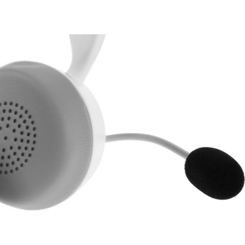 Наушники с микрофоном A4Tech BH230 белый/серый мониторные BT оголовье (BH230 WHITE)